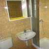 bathroom peach apartment
